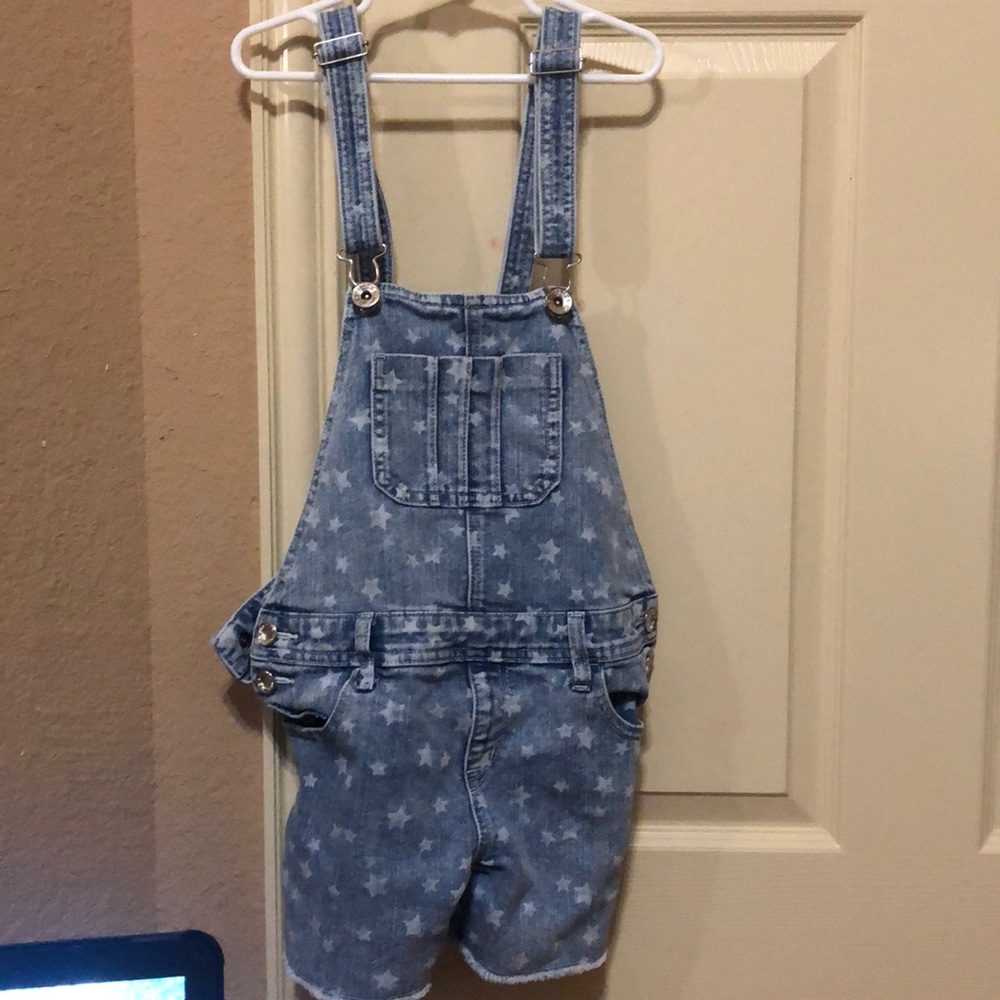 Blue overalls